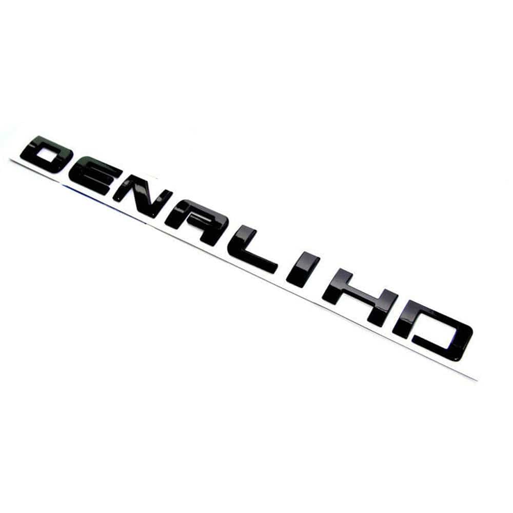 GMC Sierra Denali HD Emblem Glossy Black 25779765