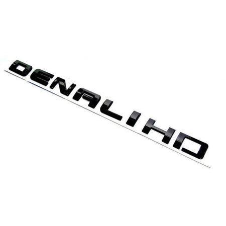 GMC Sierra Denali HD Emblem Glossy Black 25779765
