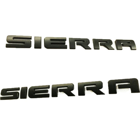 GMC Sierra Emblem Matte Black 15129653 2pcs