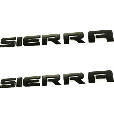 GMC Sierra Emblem Matte Black 15129653 2pcs
