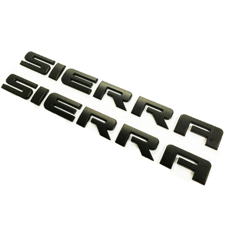 GMC Sierra Emblem Matte Black 15129653 2pcs