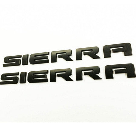GMC Sierra Emblem Matte Black 15129653 2pcs