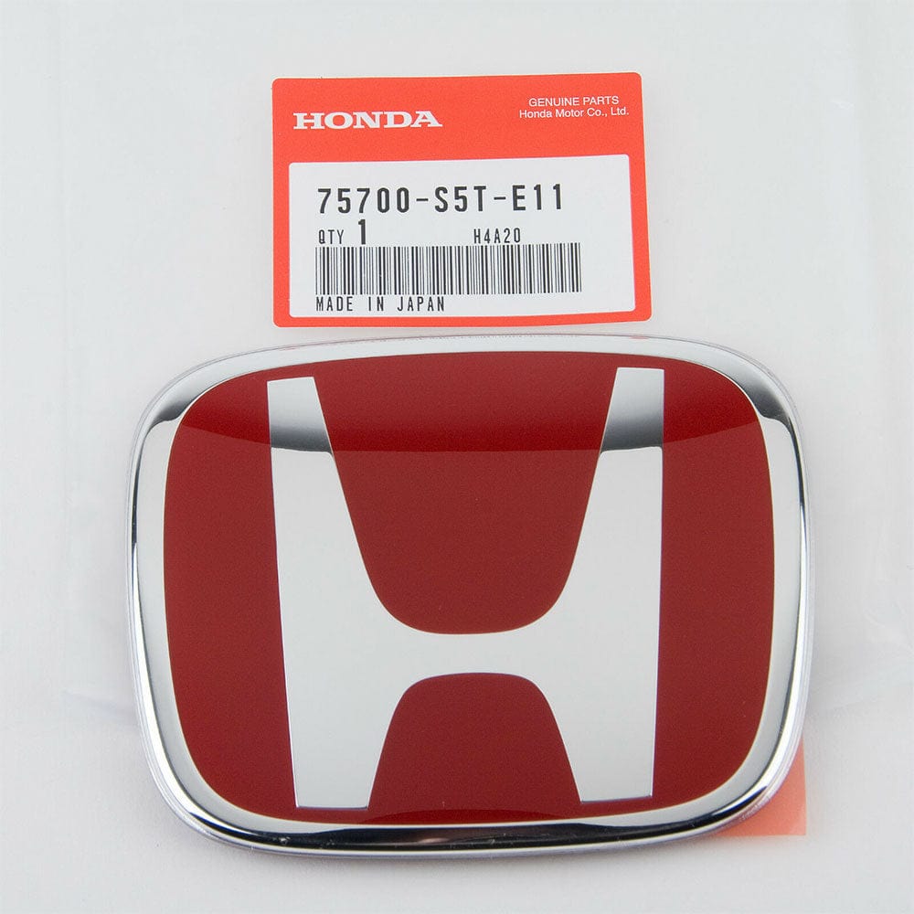 Honda Emblem - Civic Accord CRV FIT HR-V 75700-S5T-E11, Red