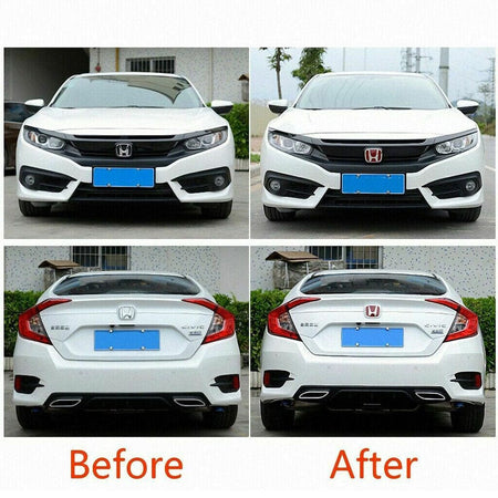 Honda Emblem kit - Honda Civic Sedan 75700-SNW-003, 75700-SNW-J01