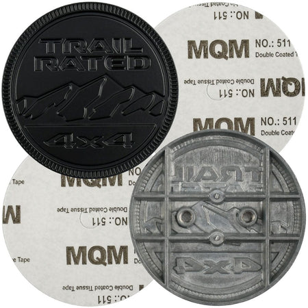 Jeep Trail Rated 4X4 Matte Black 68483961AB