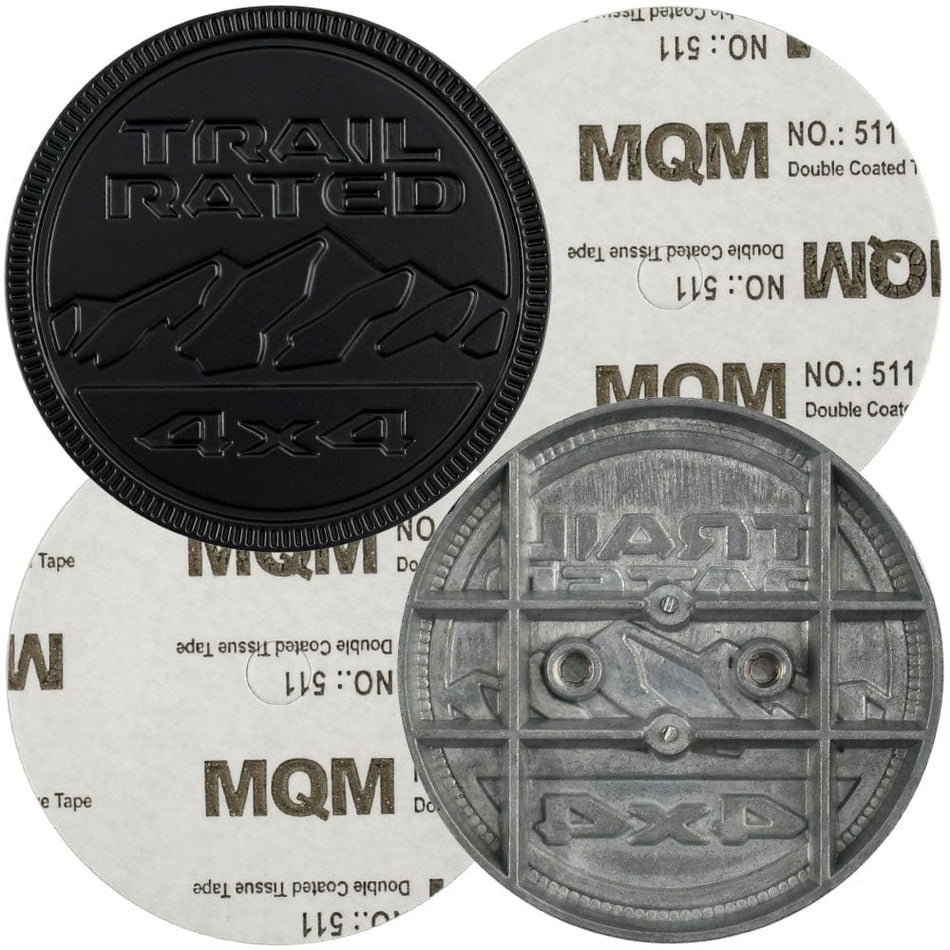 Jeep Trail Rated 4X4 Matte Black 68483961AB