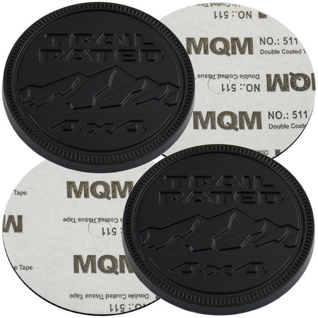 Jeep Trail Rated 4X4 Matte Black 68483961AB