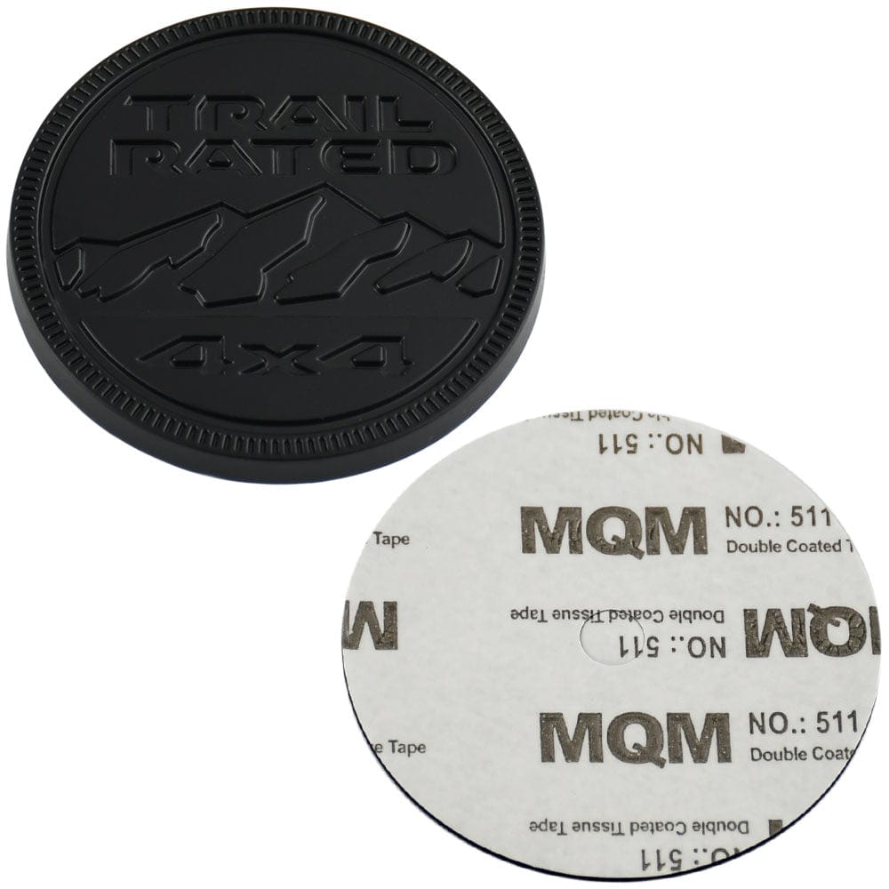 Jeep Trail Rated 4X4 Matte Black 68483961AB