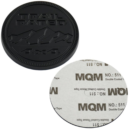 Jeep Trail Rated 4X4 Matte Black 68483961AB