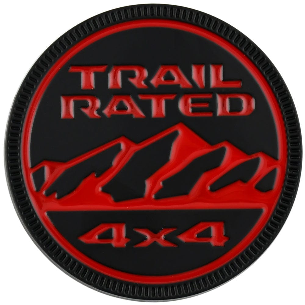Jeep Trail Rated 4X4 Red Black 68483961AB