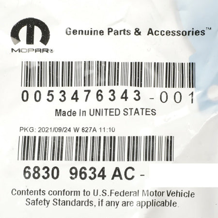 JEEP WRANGLER JL TRAIL RATED FENDER EMBLEM BADGE OEM MOPAR NAMEPLATE RED