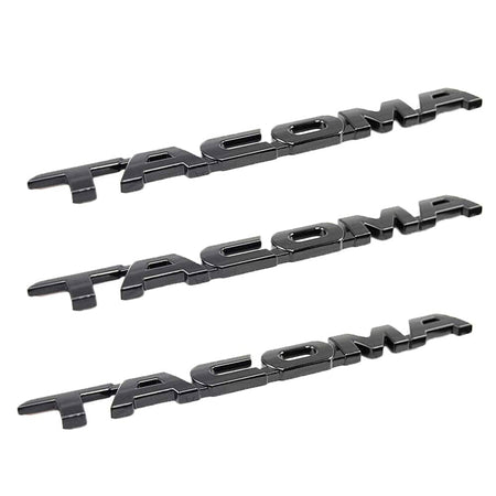 Matte Black 6 PCS V6 SR5 Tacoma Emblems for Toyota 2005-2016 2012 2013 2014 2015