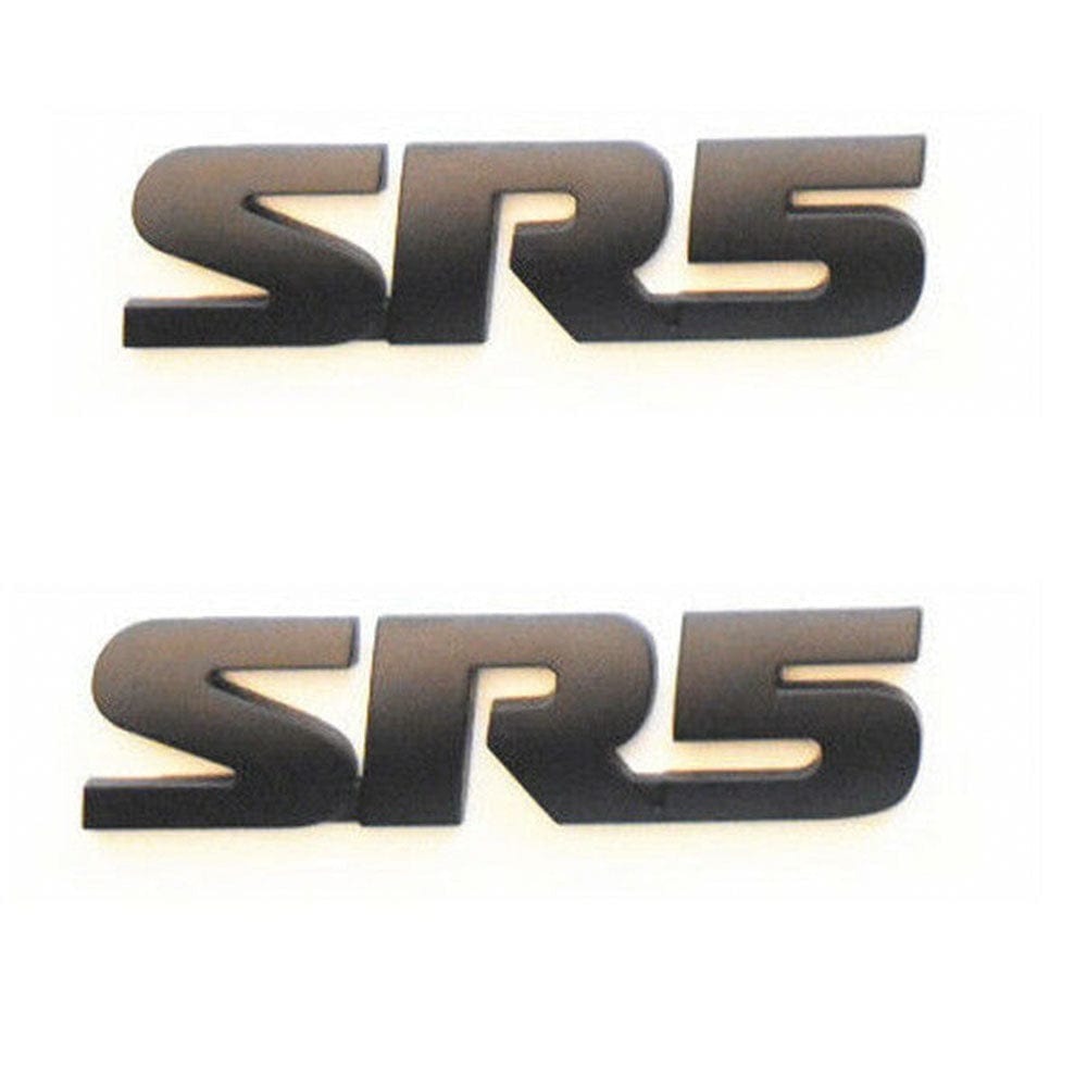 Matte Black Out Toyota Tundra Emblem Badges Tailgate for 2000-2018 Tundra--6PCS