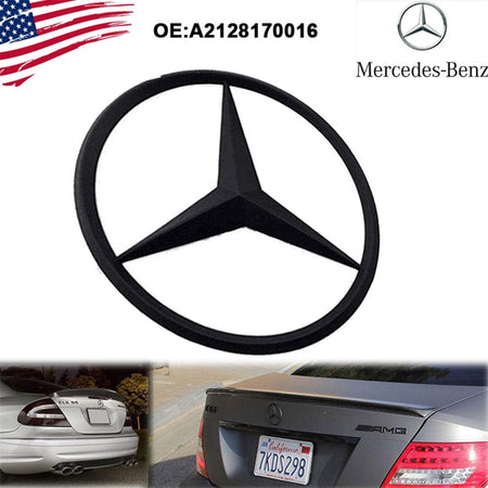 Mercedes Benz E-CLASS Emblems Rear Badge Matte Black A2128170016 W212