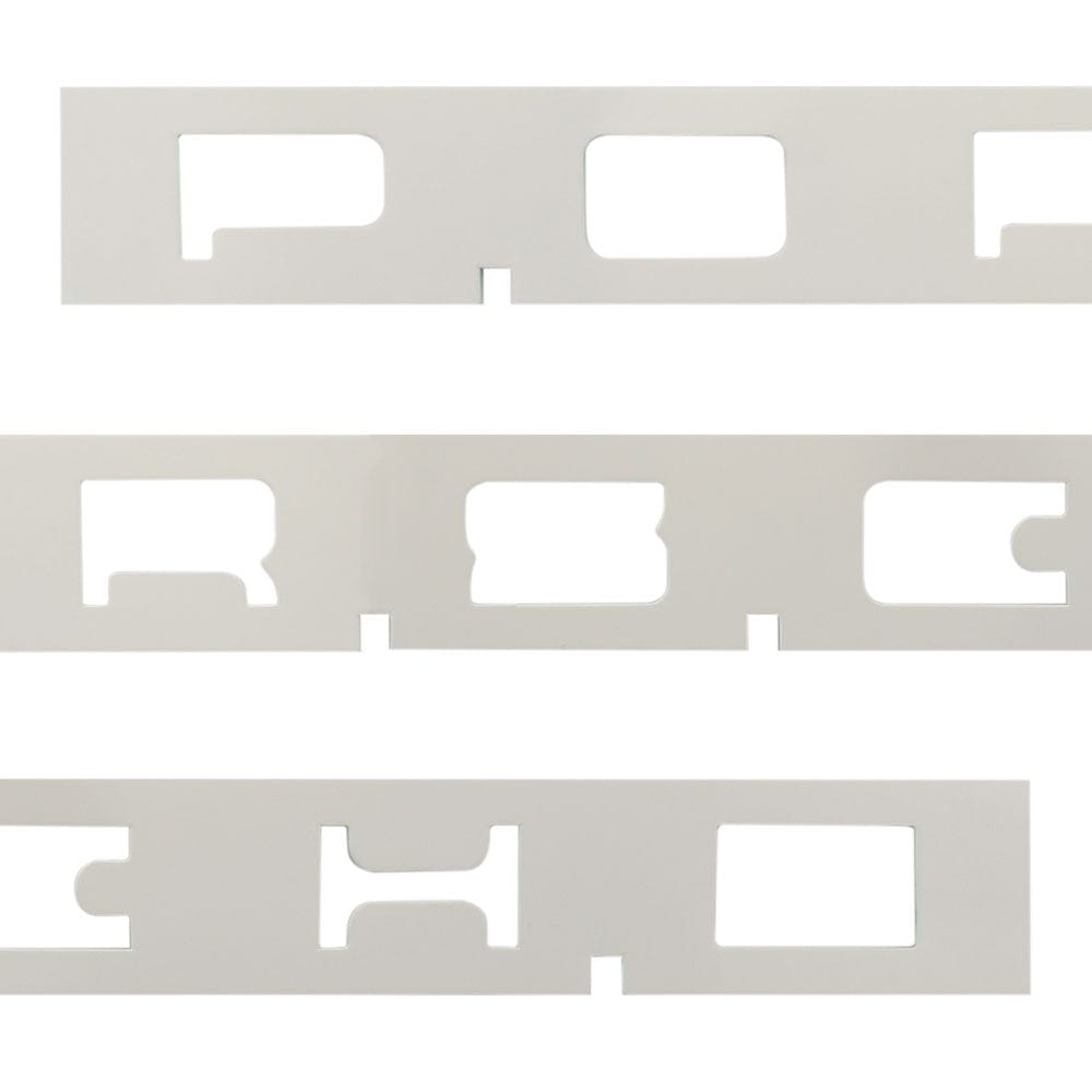 PORSCHE Panamera Emblem 17" x 1" Matte Black 970-559-235-01