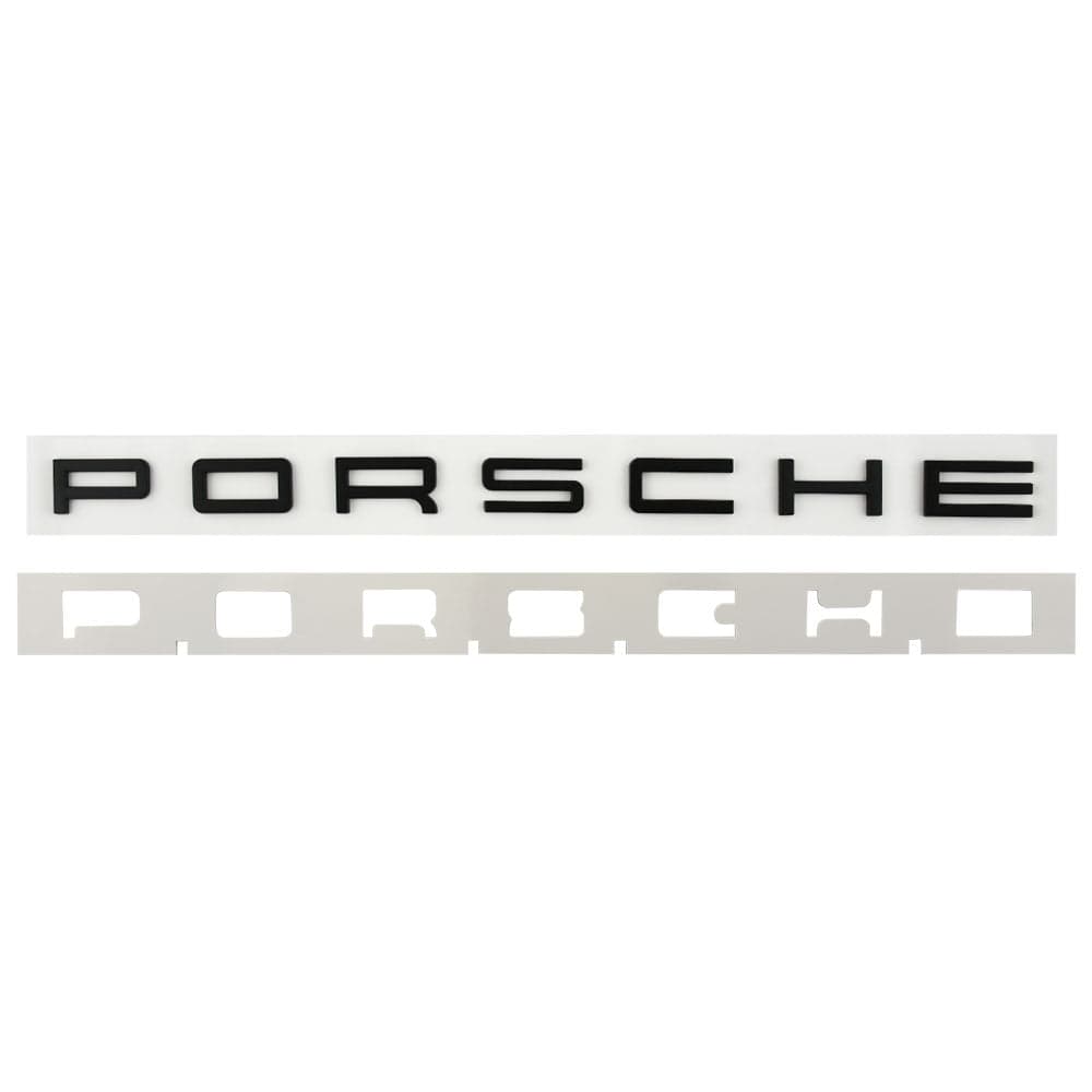 PORSCHE Panamera Emblem 17" x 1" Matte Black 970-559-235-01