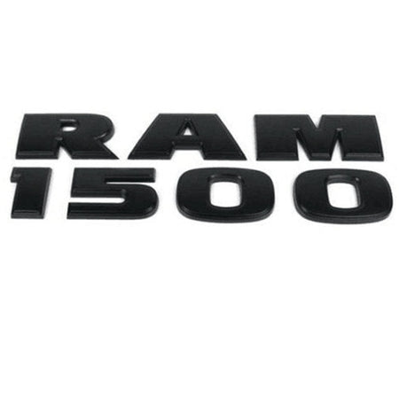 RAM 1500 Emblem 3D letter Stickers matte black