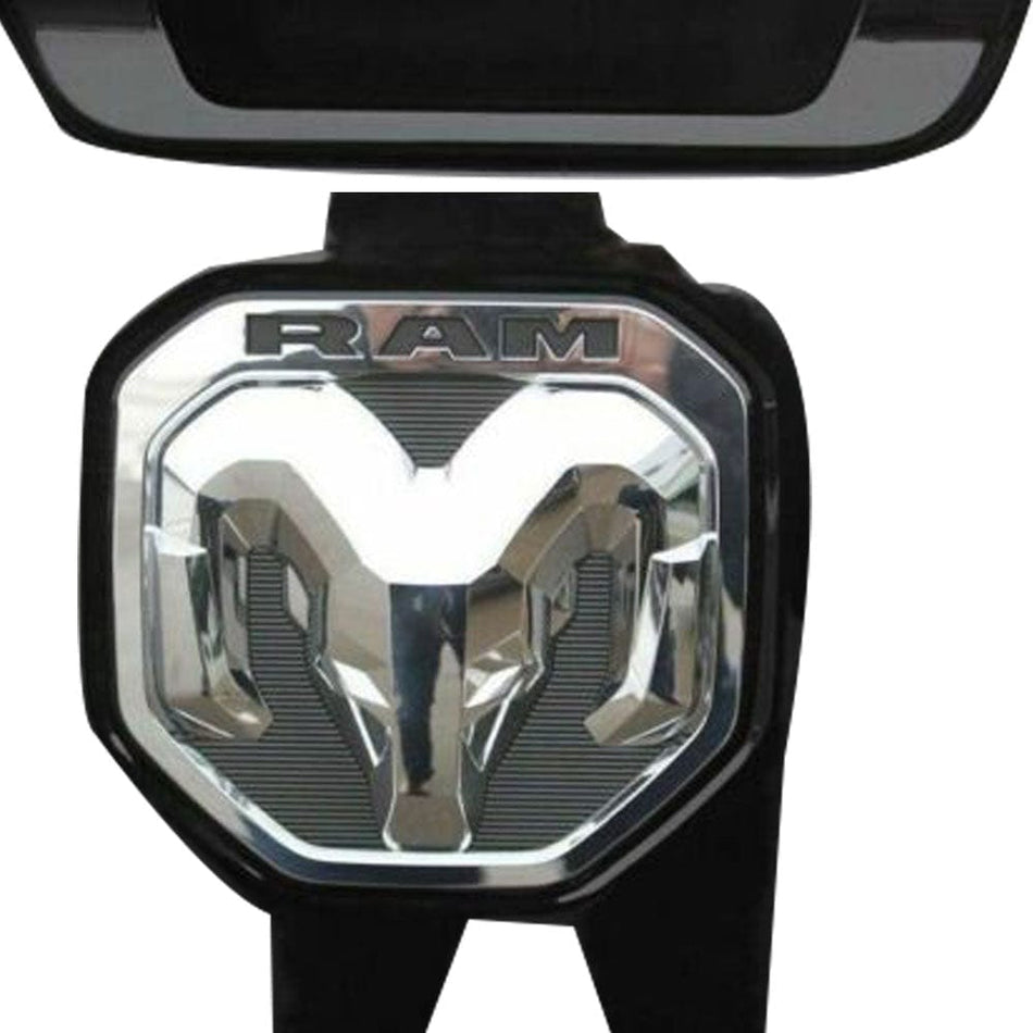 RAM Emblem Ram Head Tailgate Chrome Black 68276327aa