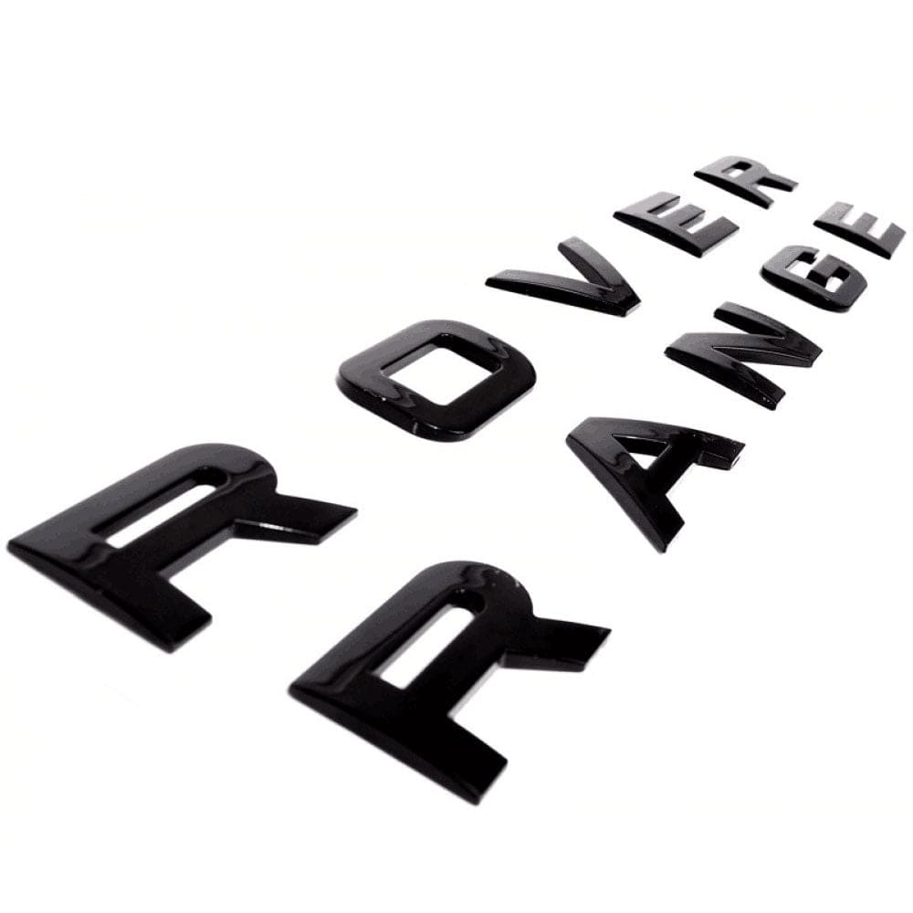 Range Rover Letter Kit Range Rover Emblem kit Hood Letter Glossy Black – AFA-Motors