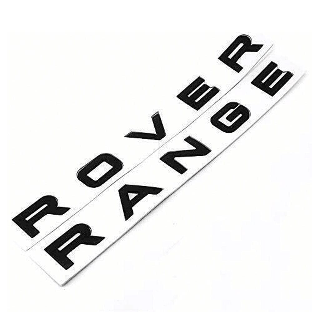 Range Rover Emblem kit Hood Letter Glossy Black