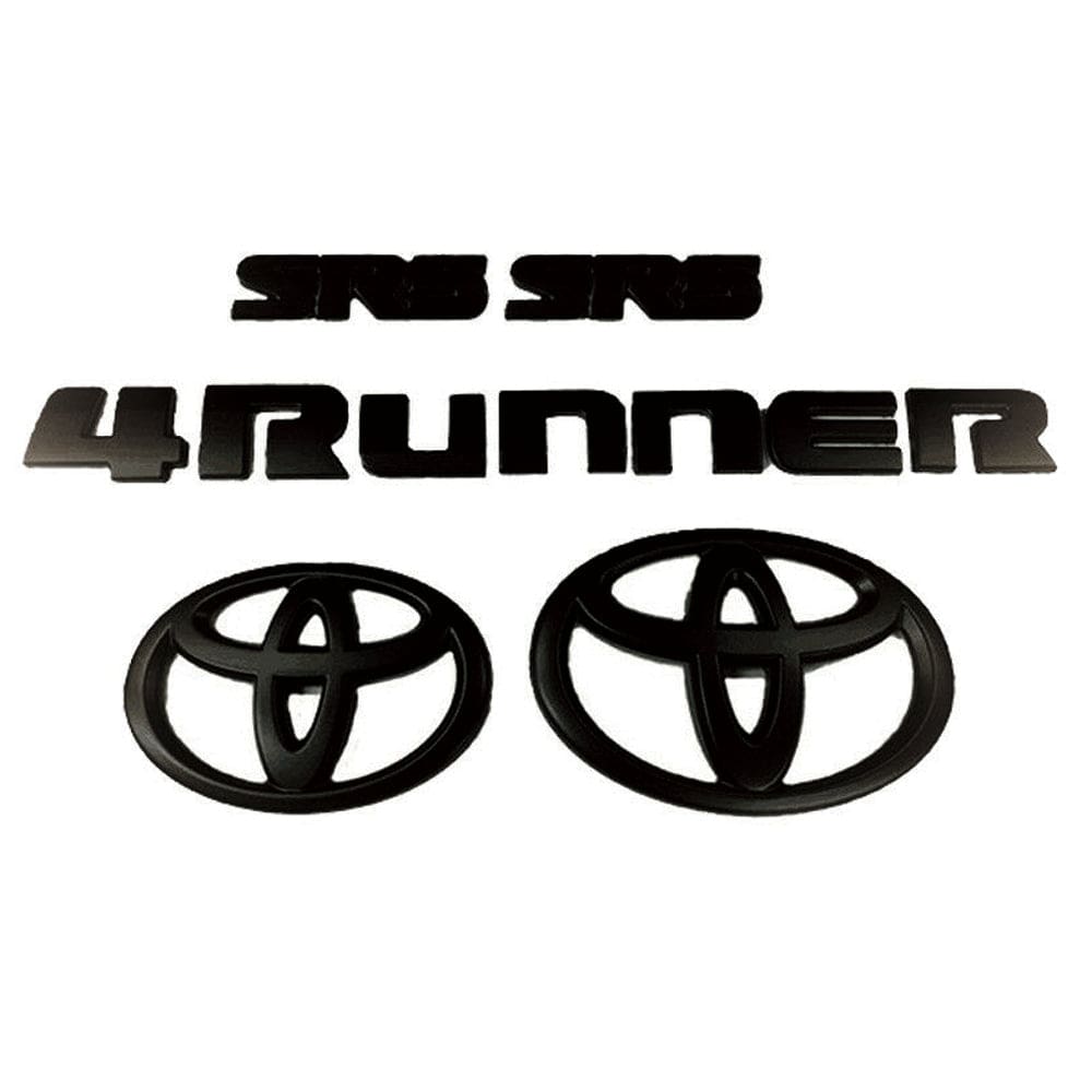 Toyota 4Runner SR5 Emblem Kit PT948-89180-02 - Blackout Overlay