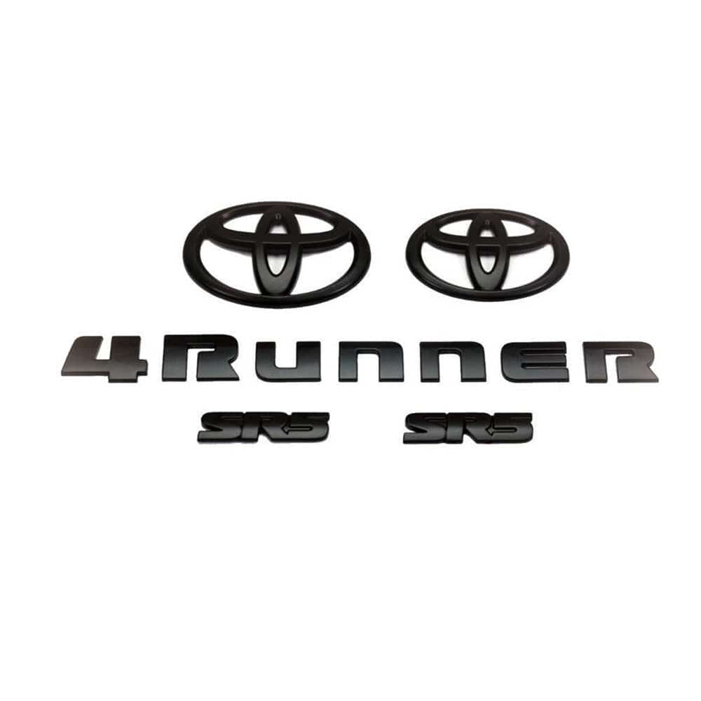 Toyota 4Runner SR5 Emblem Kit PT948-89180-02 - Blackout Overlay
