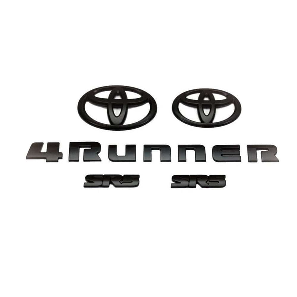 Toyota 4Runner SR5 Emblem Kit PT948-89180-02 - Blackout Overlay