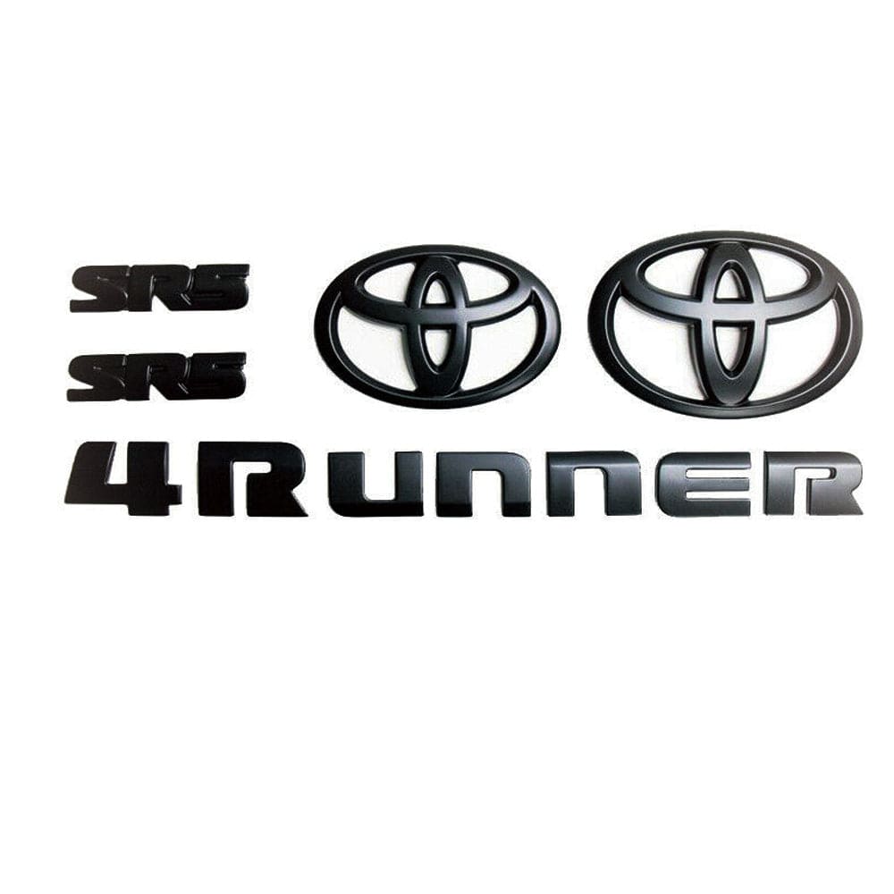 Toyota 4Runner SR5 Emblem Kit PT948-89180-02 - Blackout Overlay