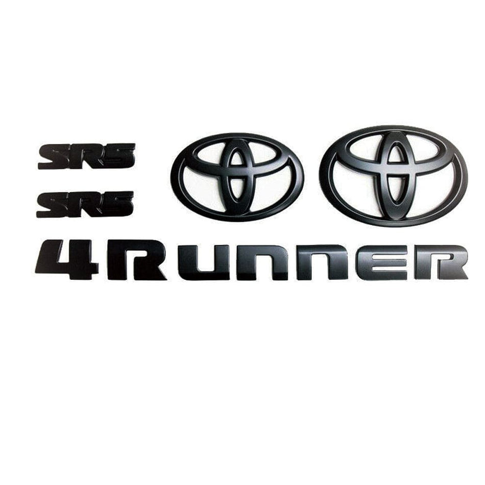 Toyota 4Runner SR5 Emblem Kit PT948-89180-02 - Blackout Overlay