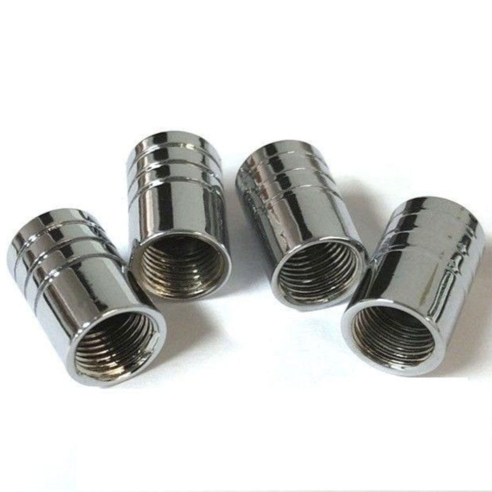 Toyota CAR WHEEL TIRE VALVE DUST STEMS AIR CAPS + KEYCHAIN WITH TOYOTA TRD LOGO EMBLE TTV-TRD-BLK