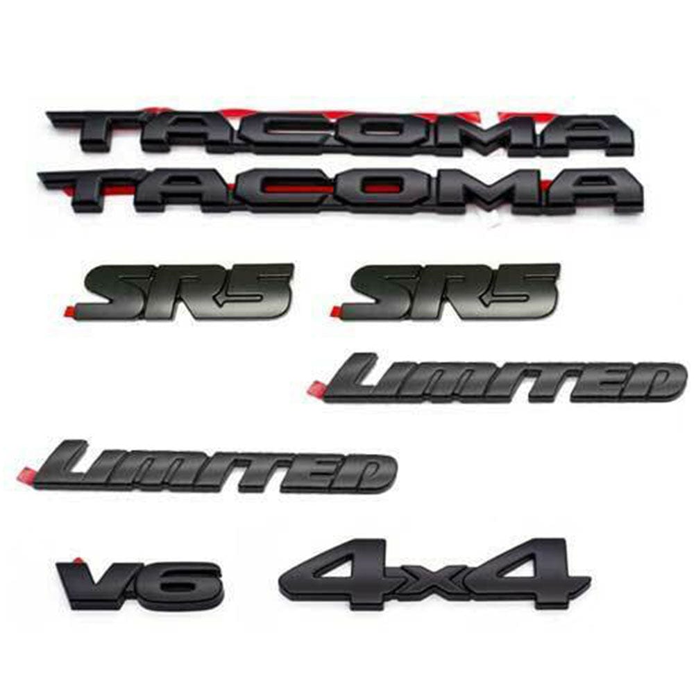 Toyota Tacoma Emblem kit - Tacoma SR5 4X4 V6 LIMITED Emblem Overlay PT948-35180-02
