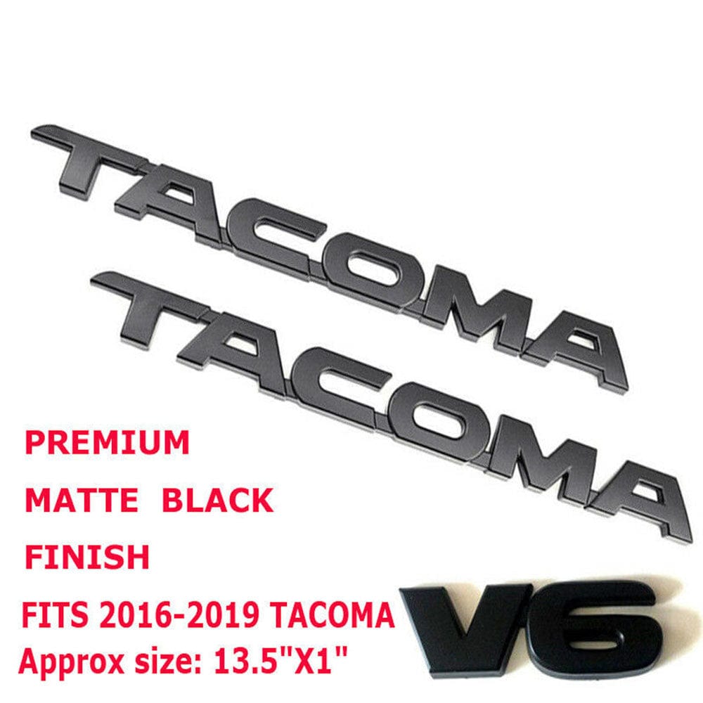 Toyota Tacoma Emblem kit - Tacoma V6 Emblem letter PT948-35180-02