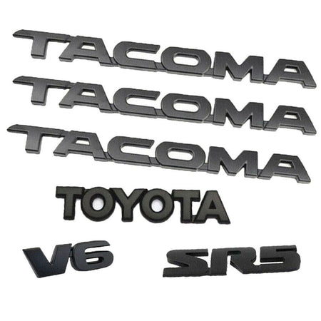 Toyota Tacoma Emblem kit - Toyota Tacoma V6 SR5 Emblem