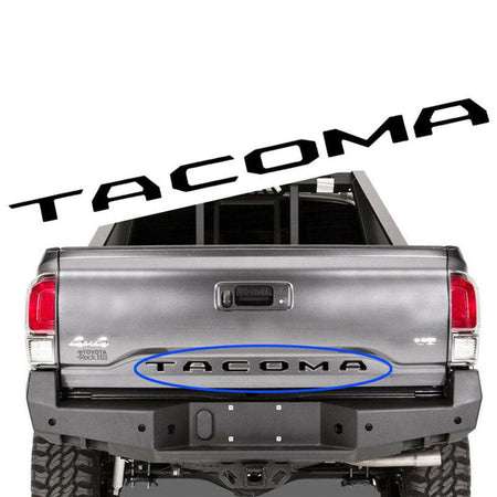 Toyota Tacoma Emblem Tailgate Insert Letter Matte Black PT948-35181-02