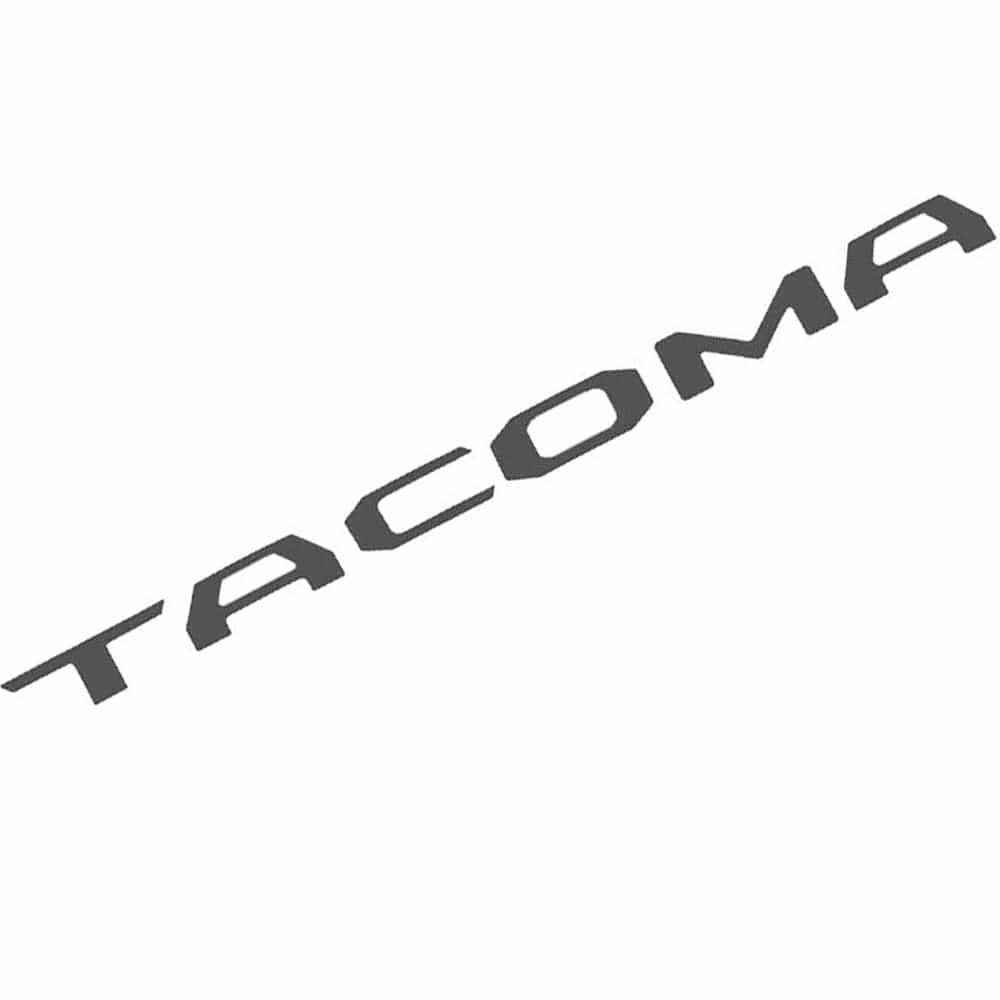 Toyota Tacoma Emblem Tailgate Insert Letter Matte Black PT948-35181-02