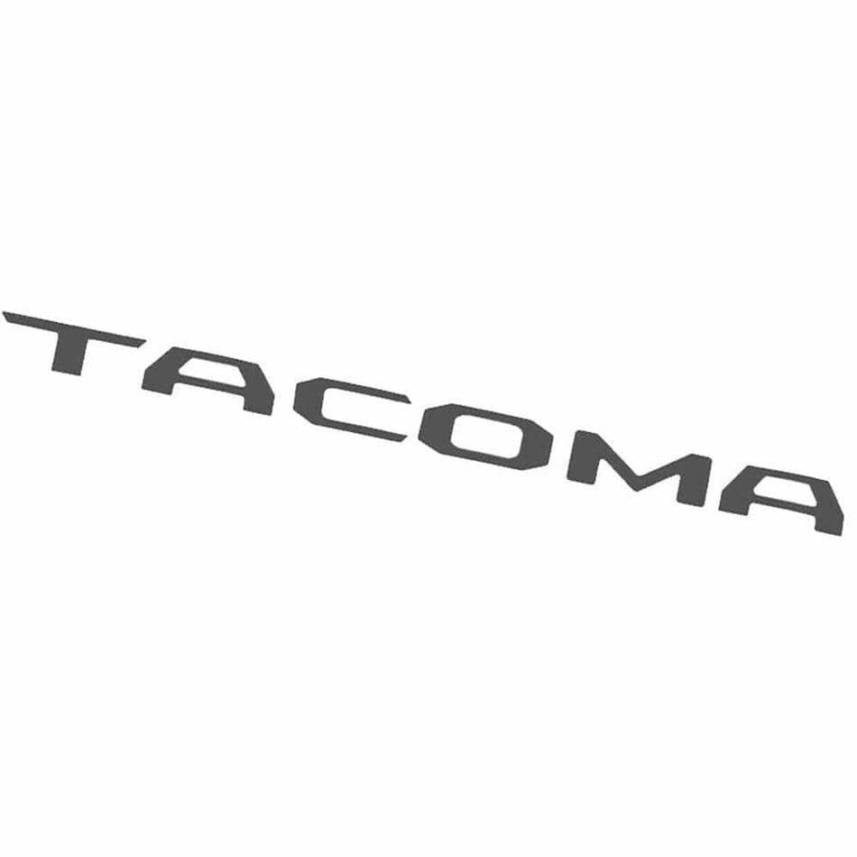 Toyota Tacoma Emblem Tailgate Insert Letter Matte Black PT948-35181-02
