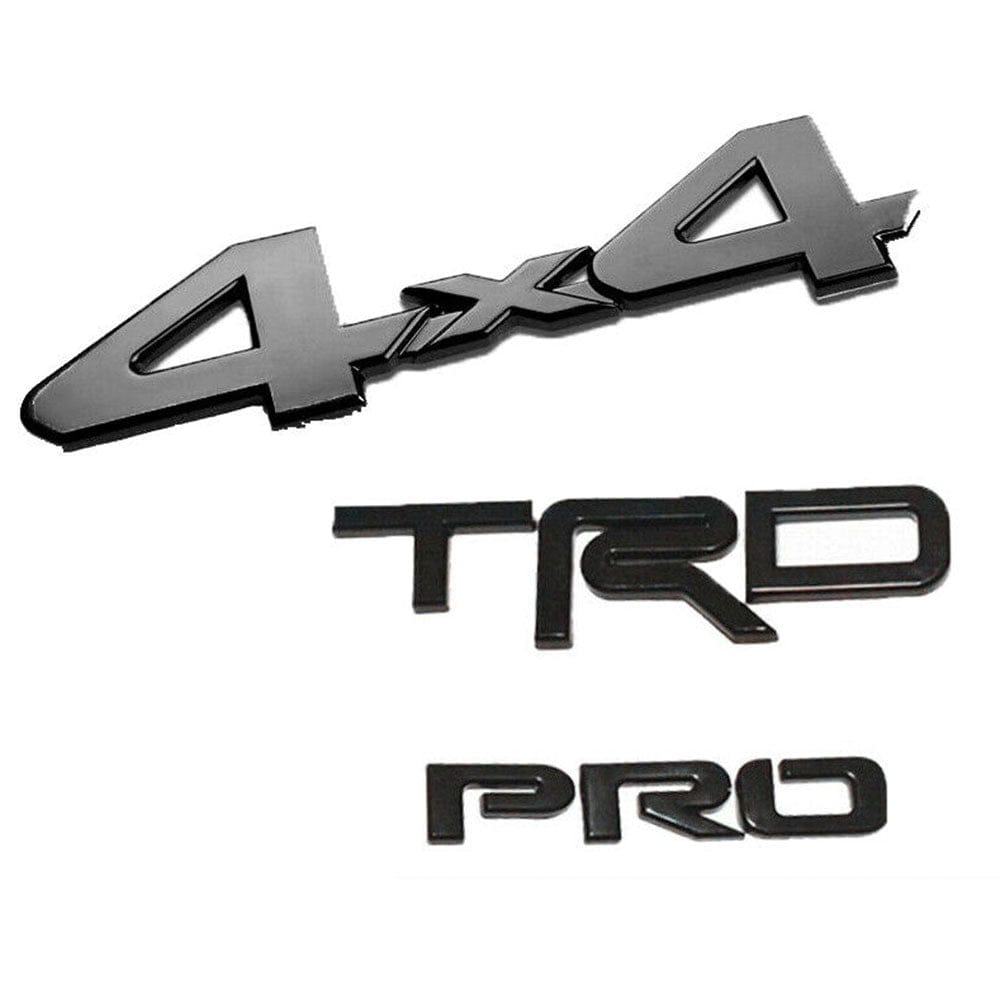 Toyota Trd Pro Emblem kit - TRD Pro, 4x4 Emblem – AFA-Motors