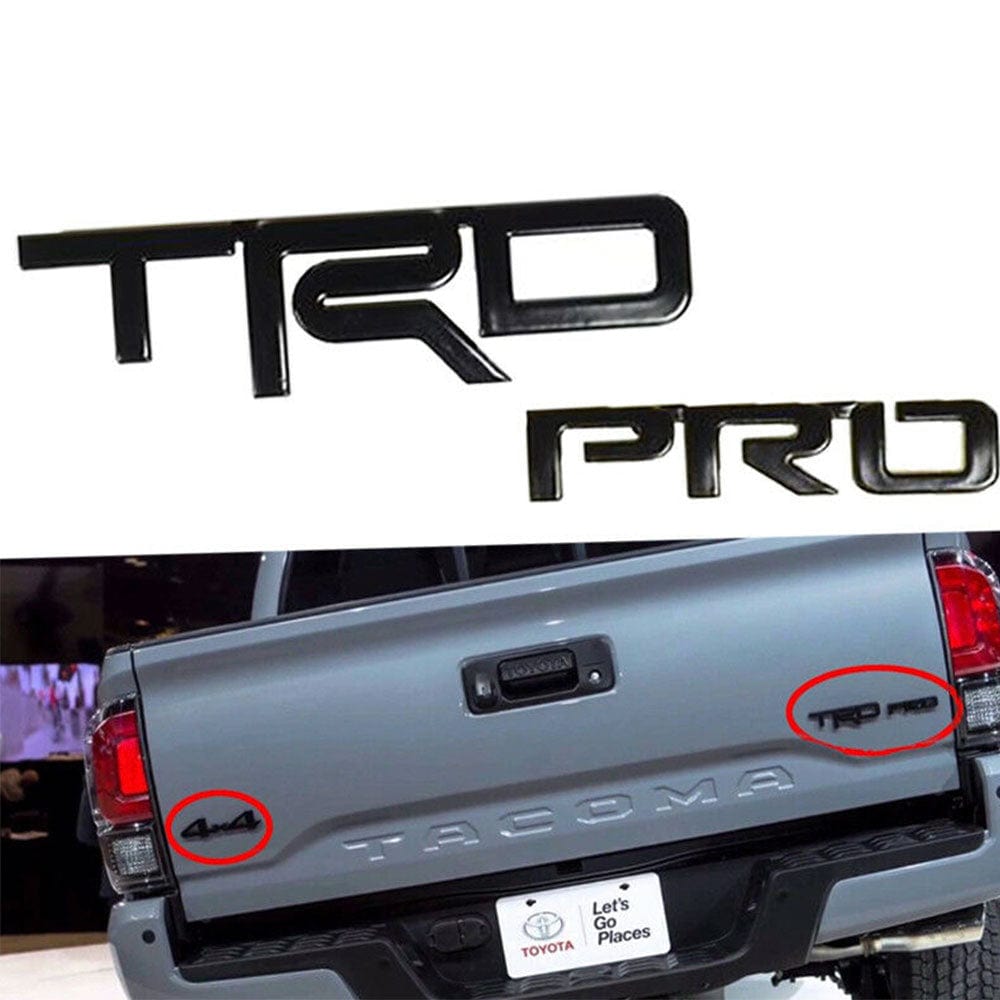 Toyota TRD PRO Emblem Letter Black PT413-00150