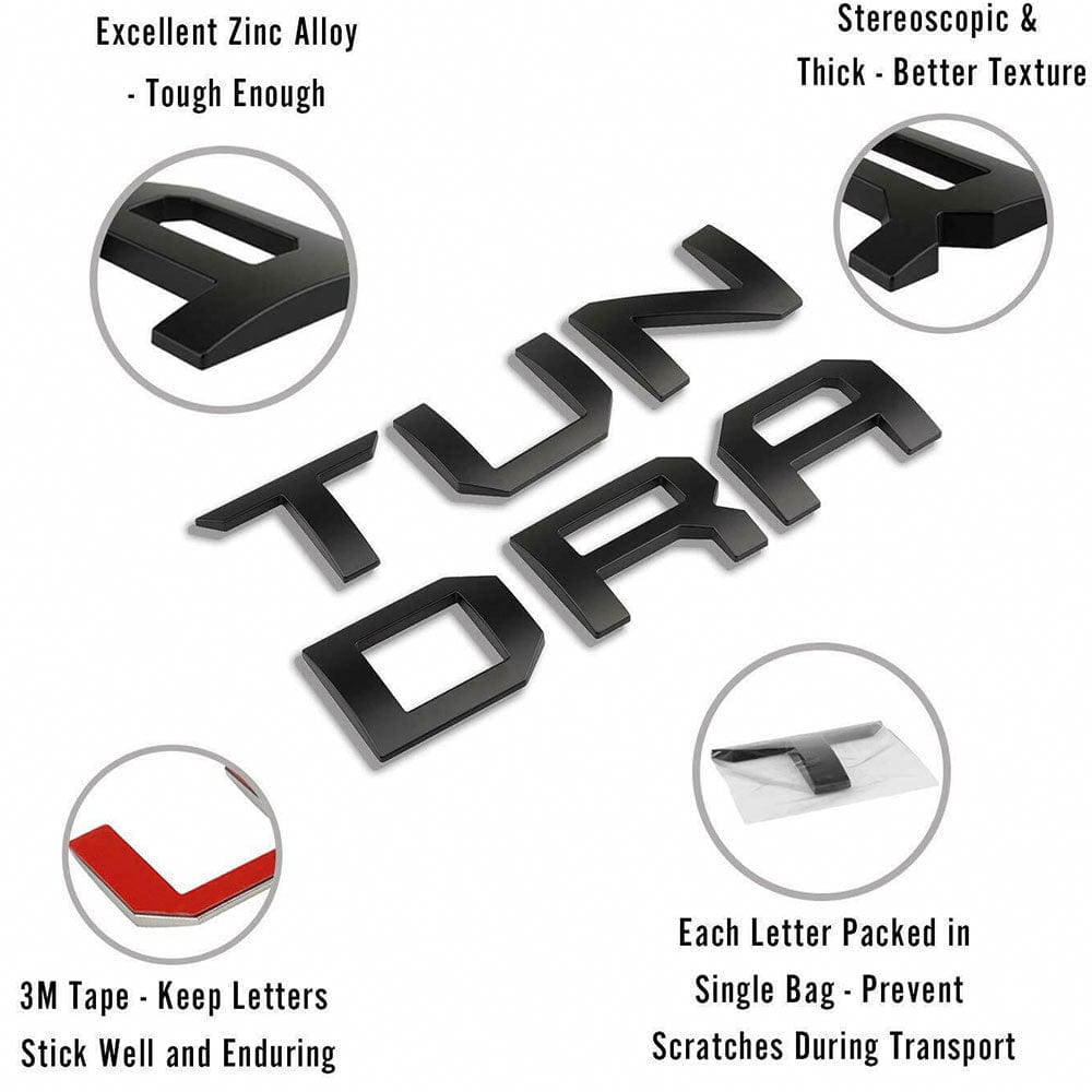 Toyota Tundra Emblem Tailgate Insert Matte Black PT948-34220-02