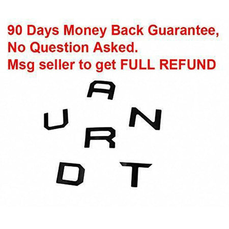 Toyota Tundra Emblem Tailgate Insert Matte Black PT948-34220-02