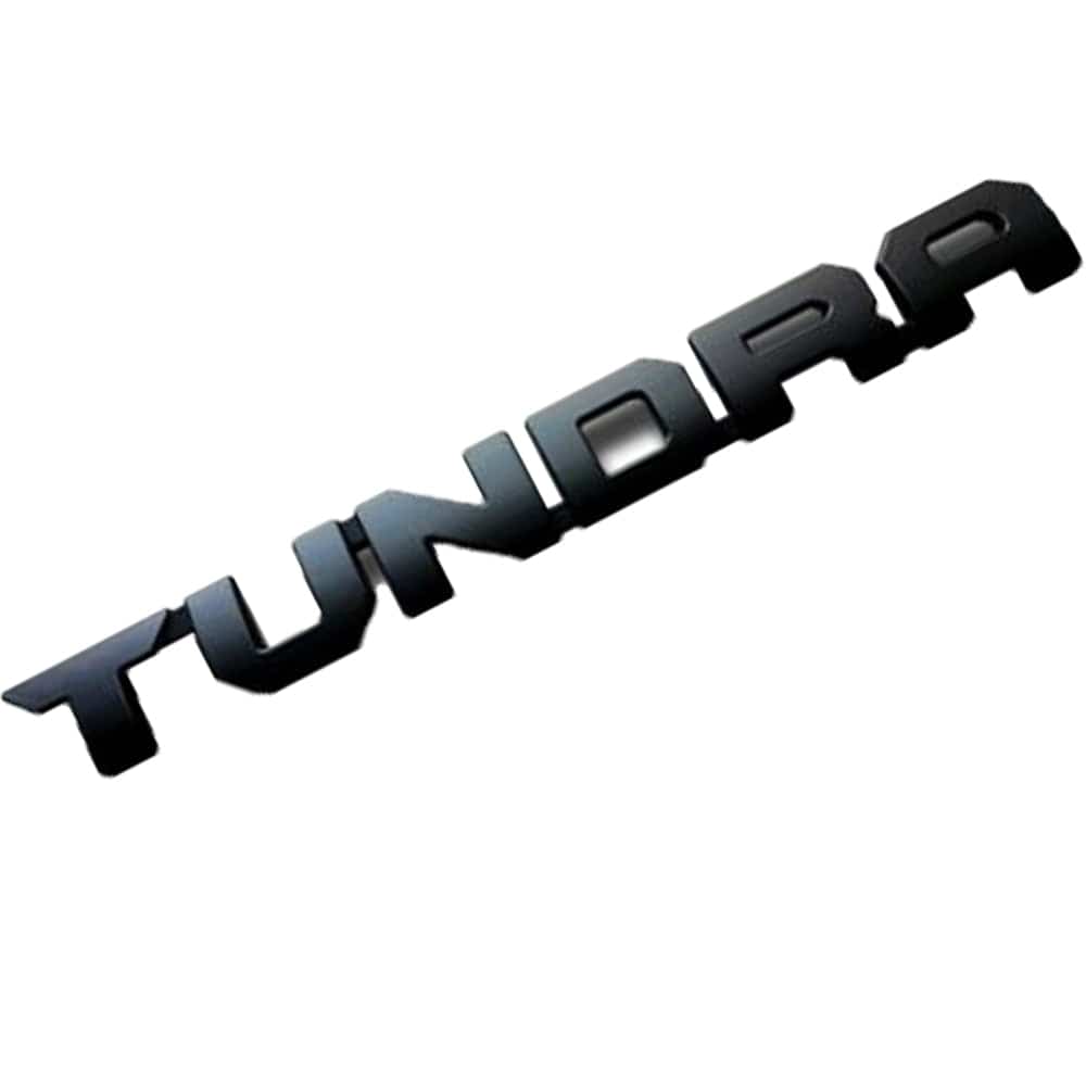 Toyota TUNDRA TRD PRO Emblems Matte Black