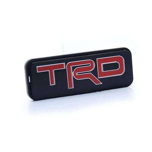TRD LED Red Emblem Car Front Grille Badge For Toyota Camry Corolla Yaris