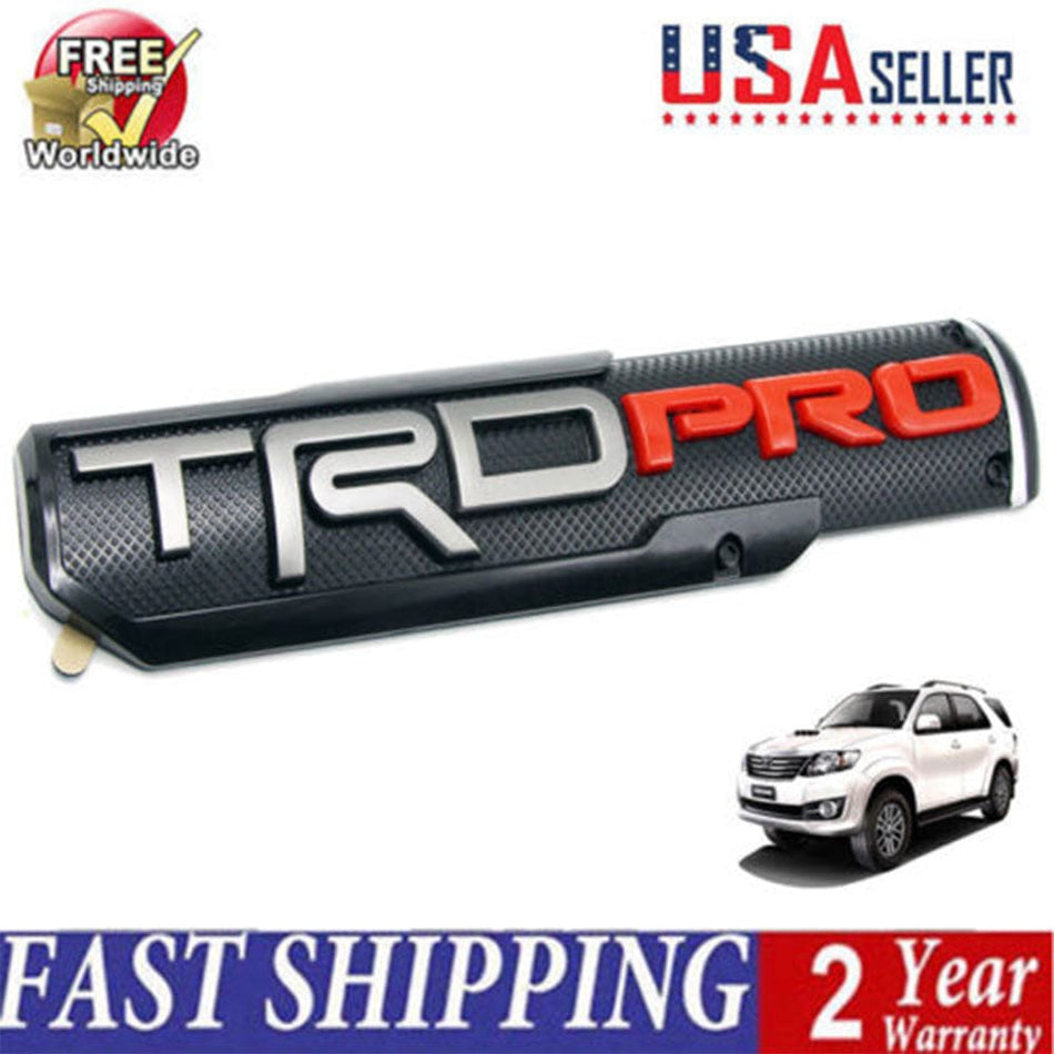 TRD PRO Door Emblem Badge - Toyota Tacoma Sticker Decal Accessory