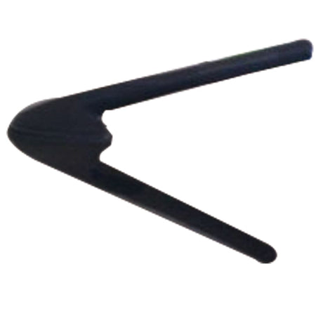 Universal Fit Functional Black Carbon Fiber Antenna Short 4.7 Inch Trd Logo 12Cm