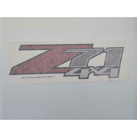 Z71 4x4 Sticker Chevy Silverado GMC Sierra Decal 2pc