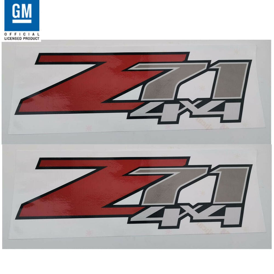 Z71 4x4 Sticker Chevy Silverado GMC Sierra Decal 2pc