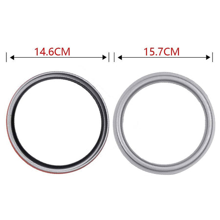 New Cummins Rear Main Crankshaft Oil Seal w/ Steel Installer 3925529 5.9 12V 24V