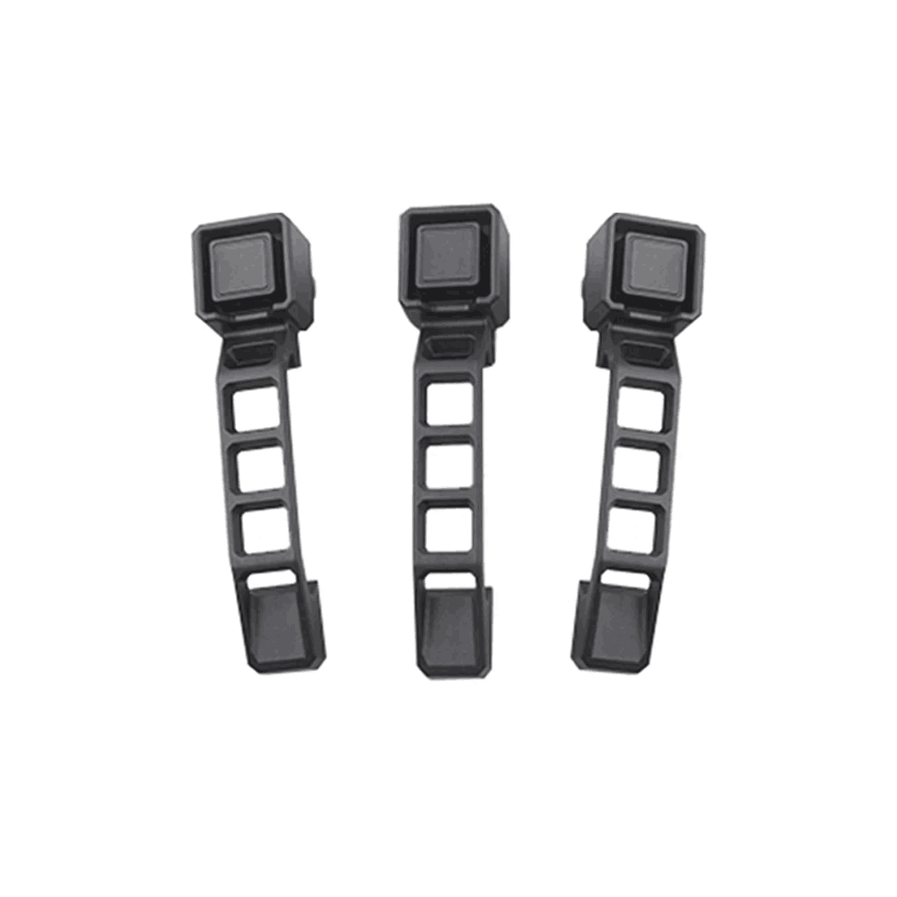 Xprite 3pcs Black Aluminum Exterior Door Handles Kit for 07-18 Jeep Wrangler JK