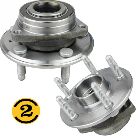 Front /Rear 2 Wheel Bearing & Hub Assembly for 12 - 15 Chevy Camaro Cadillac CTS