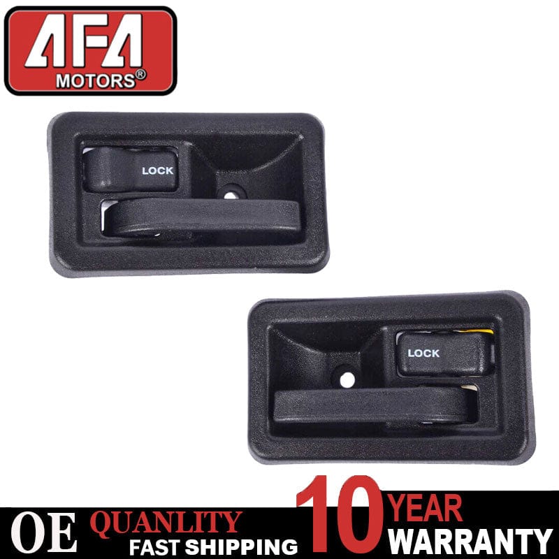 Pair Inside Front Door Handles Left and Right For 1987-04 Jeep Wrangler 55176477